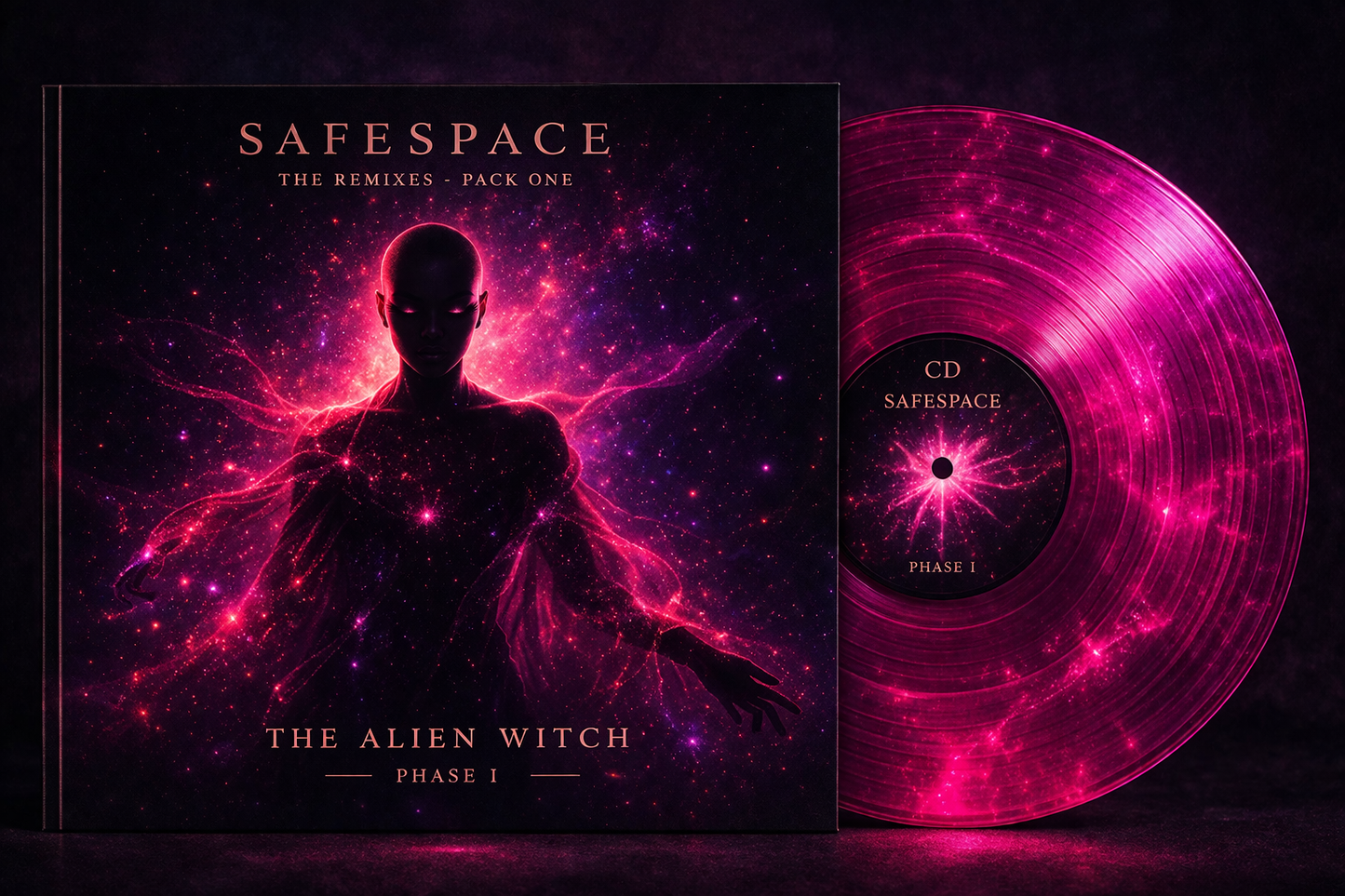 SAFESPACE: THE REMIXES — PACK ONE (PHASE I)
THE ALIEN WITCH EDITION — LIMITED VINYL (Preorder)