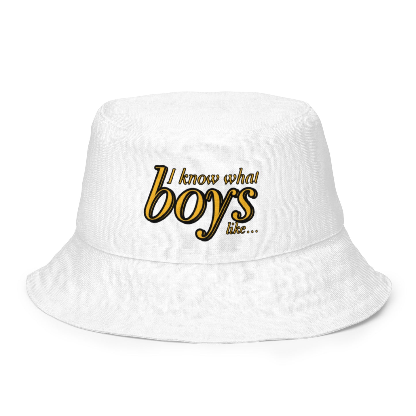 "I know..." - Reversible bucket hat