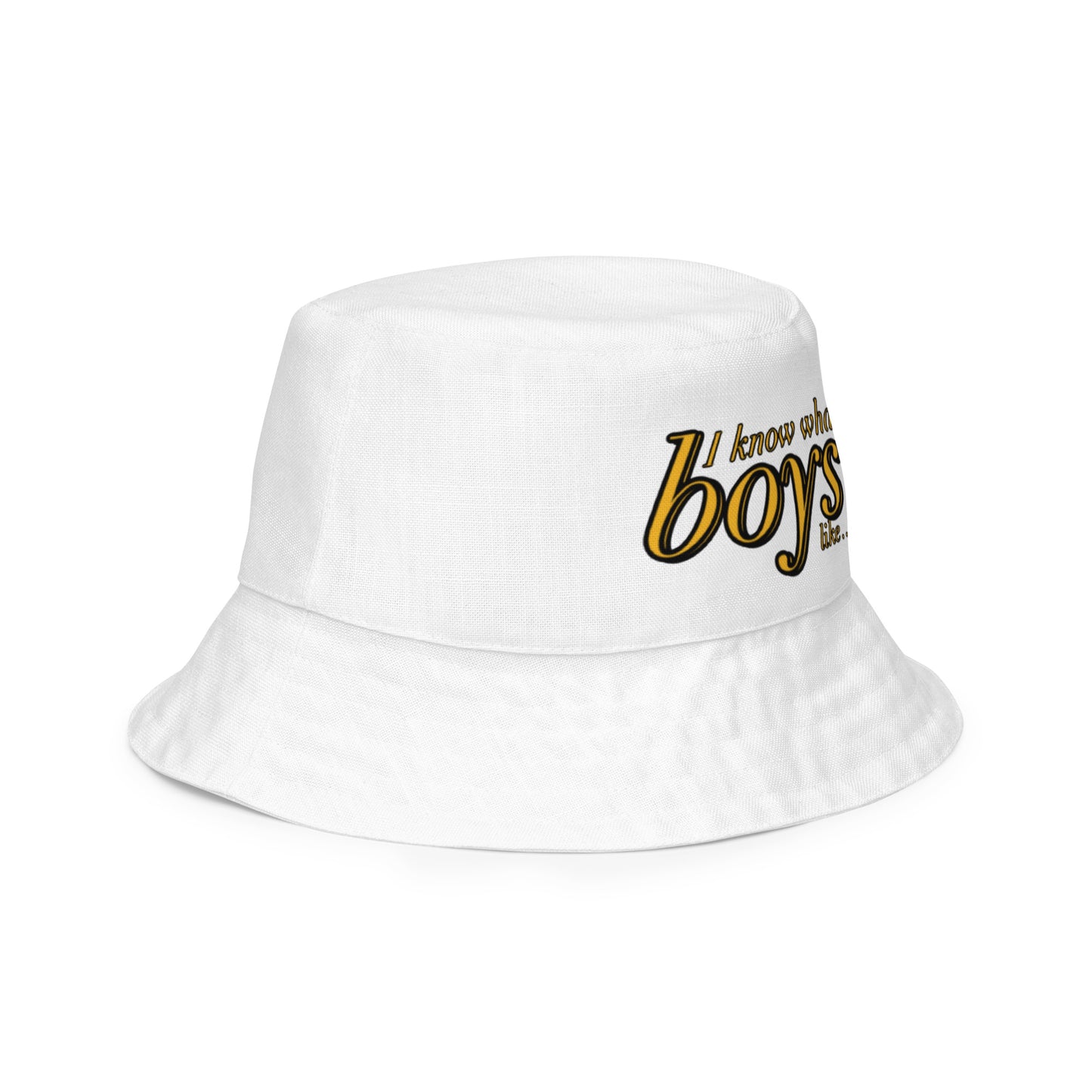 "I know..." - Reversible bucket hat