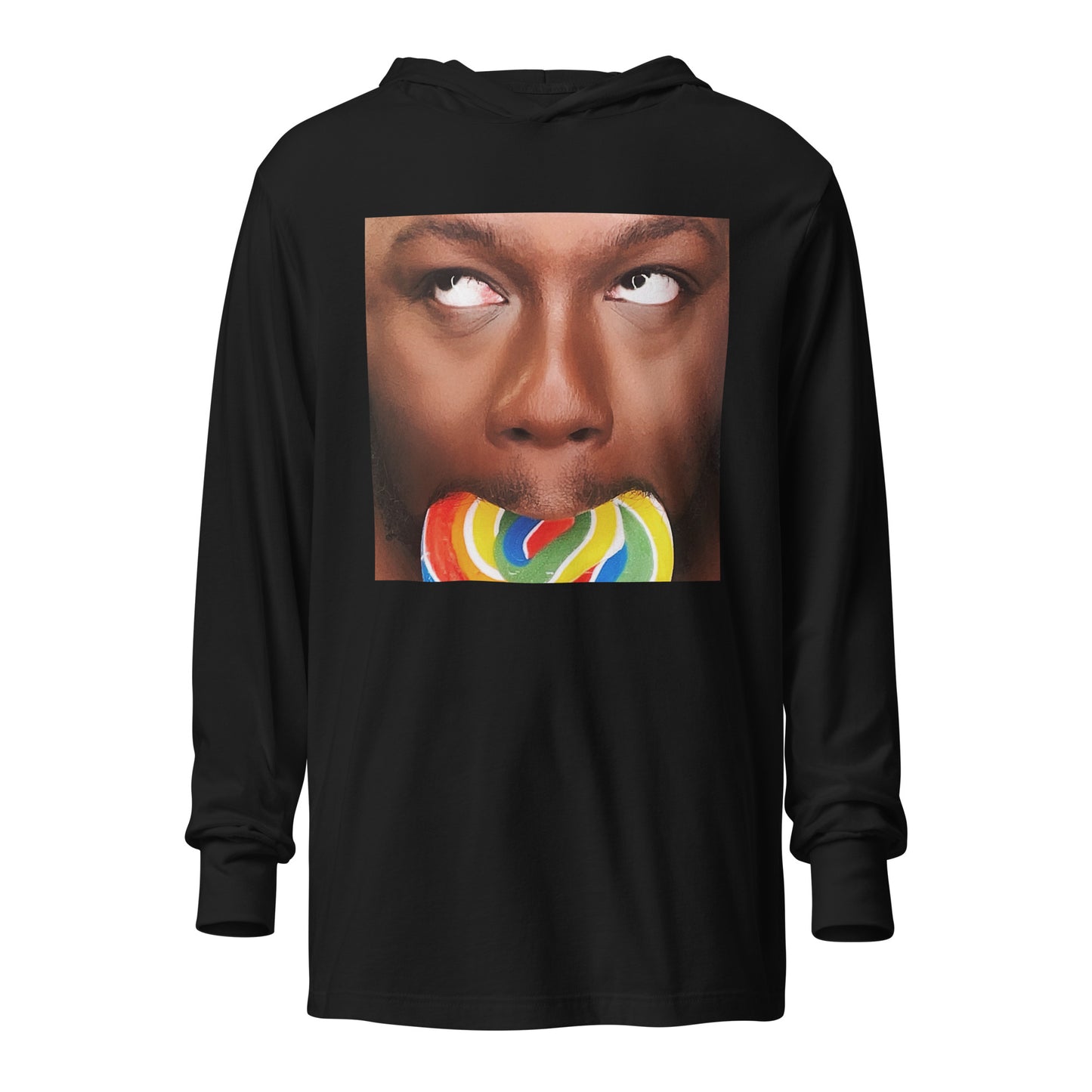 CARMINE DAVIS "SUCKER." - Hooded long-sleeve tee