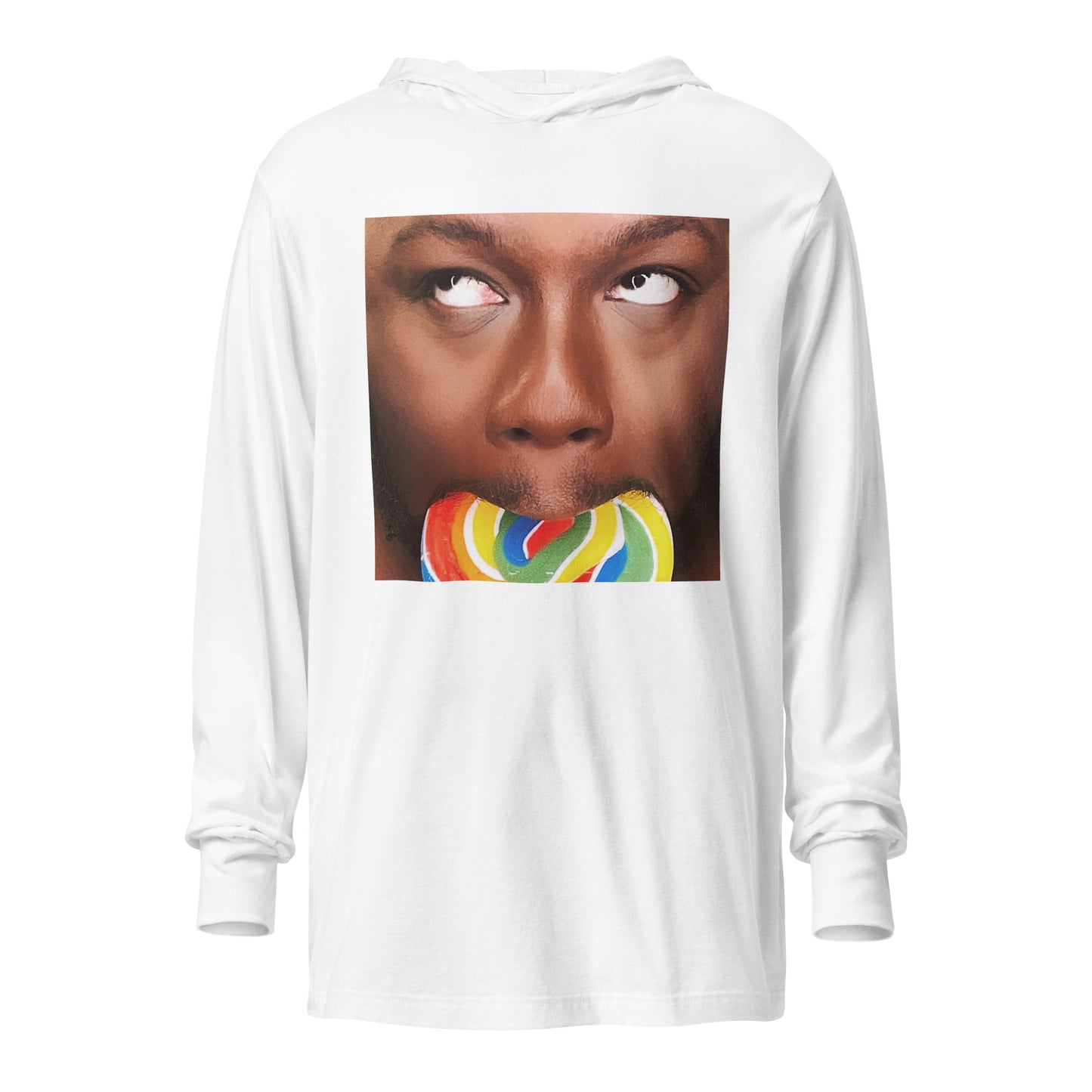 CARMINE DAVIS "SUCKER." - Hooded long-sleeve tee