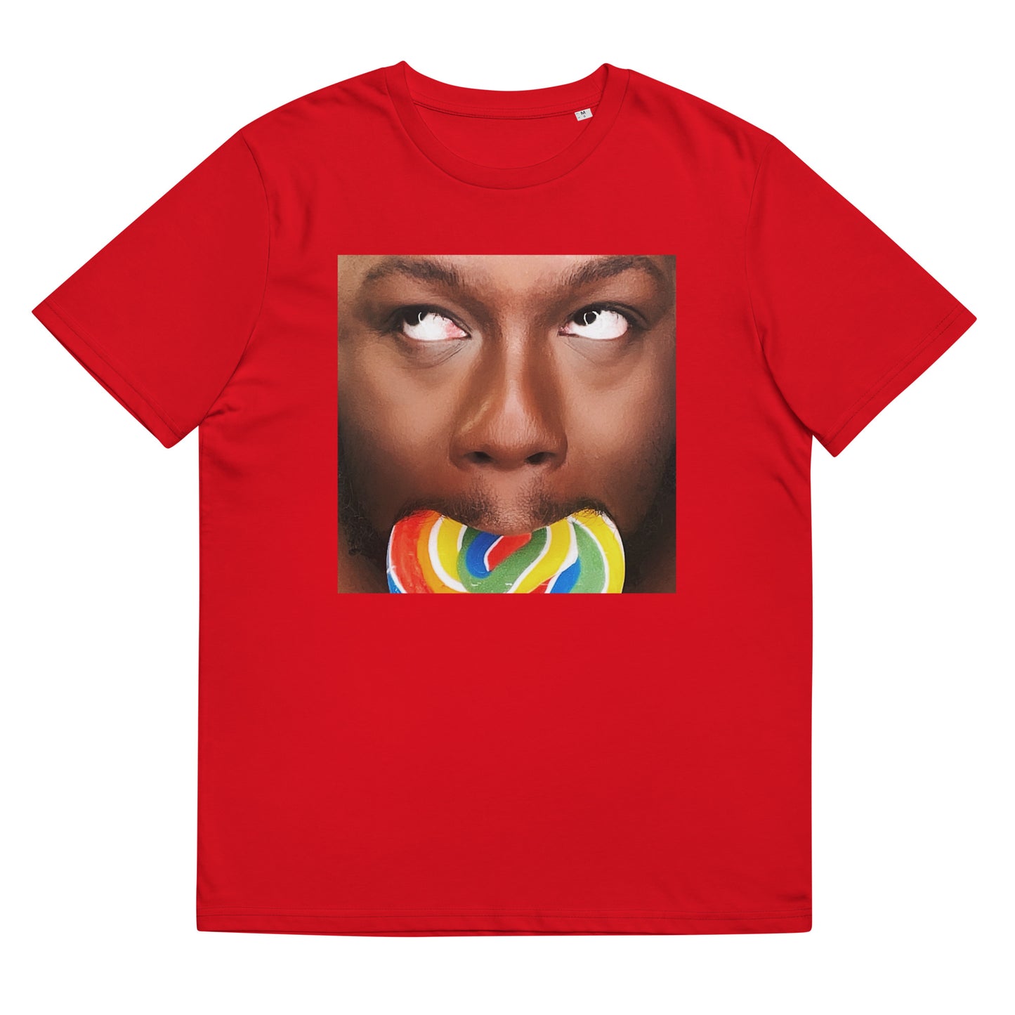 CARMINE DAVIS "SUCKER" - Unisex organic cotton t-shirt