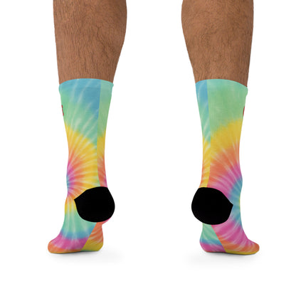 Carmine Davis “Sherbet Swirl” Recycled Poly Socks