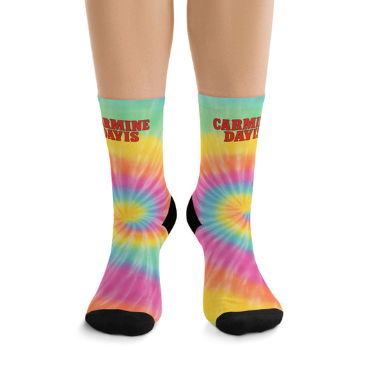 Carmine Davis “Sherbet Swirl” Recycled Poly Socks