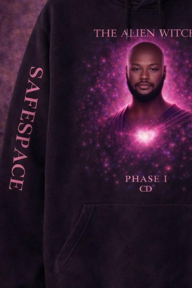 SAFESPACE: PHASE I — THE ALIEN WITCH HOODIE (Preorder)