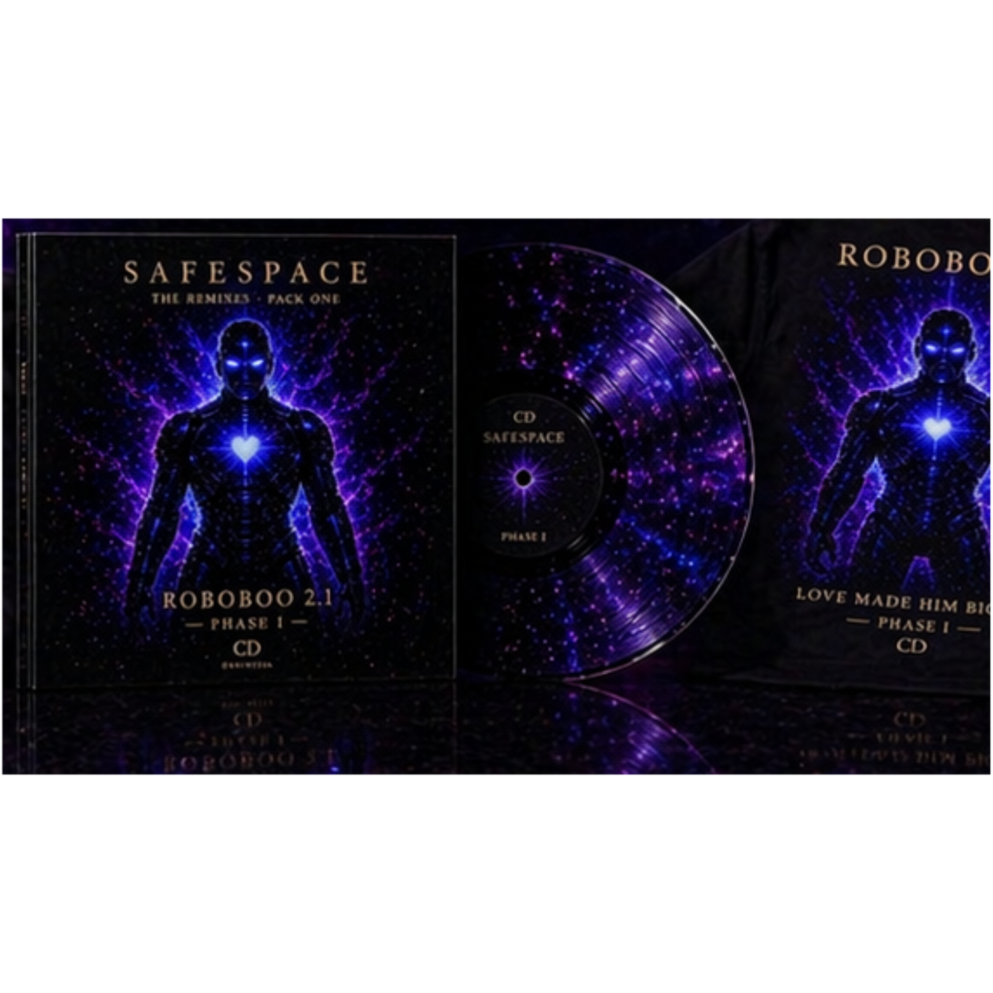 SAFESPACE: THE REMIXES — PACK ONE (PHASE I)
ROBOBOO 2.1 EDITION — LIMITED VINYL