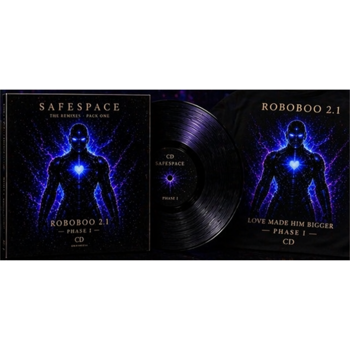SAFESPACE: THE REMIXES — PACK ONE (PHASE I)
ROBOBOO 2.1 EDITION — LIMITED VINYL